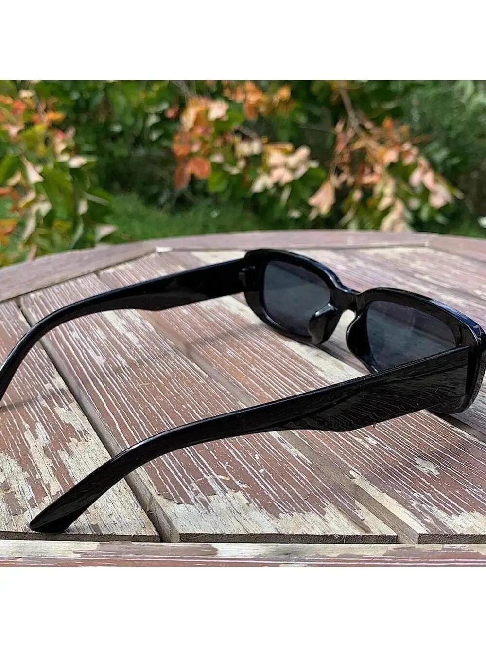 Vintage y2k style style black sunglasses. UVA UVB protection
